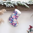 thumbnail image 6 of Naloa Skull rainbow color space Christmas Stockings Decorations, Xmas Ornaments, DIY Personalized Farmhouse Decor for Home Family Party Tree, 6 of 7