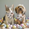 thumbnail image 2 of Dog Bandana 2 Pack,Brown Mushroom Flower Light Pattern Bandanas for Dogs,Cat Bandana,Small/ Large Dog Bandana 2 Size,Dog Bandanas, 2 of 6