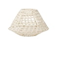 thumbnail image 2 of 11.81in Woven Rattan Lamp Shade Rustic Farmhouse Pendant Light Cover for Kitchen Island Living Room Hanging Fixture, 2 of 9