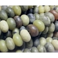 thumbnail image 2 of 5x8mm Taiwan Green Jade Matte Rondelle Beads Genuine Gemstone Natural Jewelry Making, 2 of 5