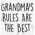 thumbnail image 2 of Grandmas Rules Best Cute Grandchild Romper Boys or Girls Infant Baby Brisco Brands 18M, 2 of 6
