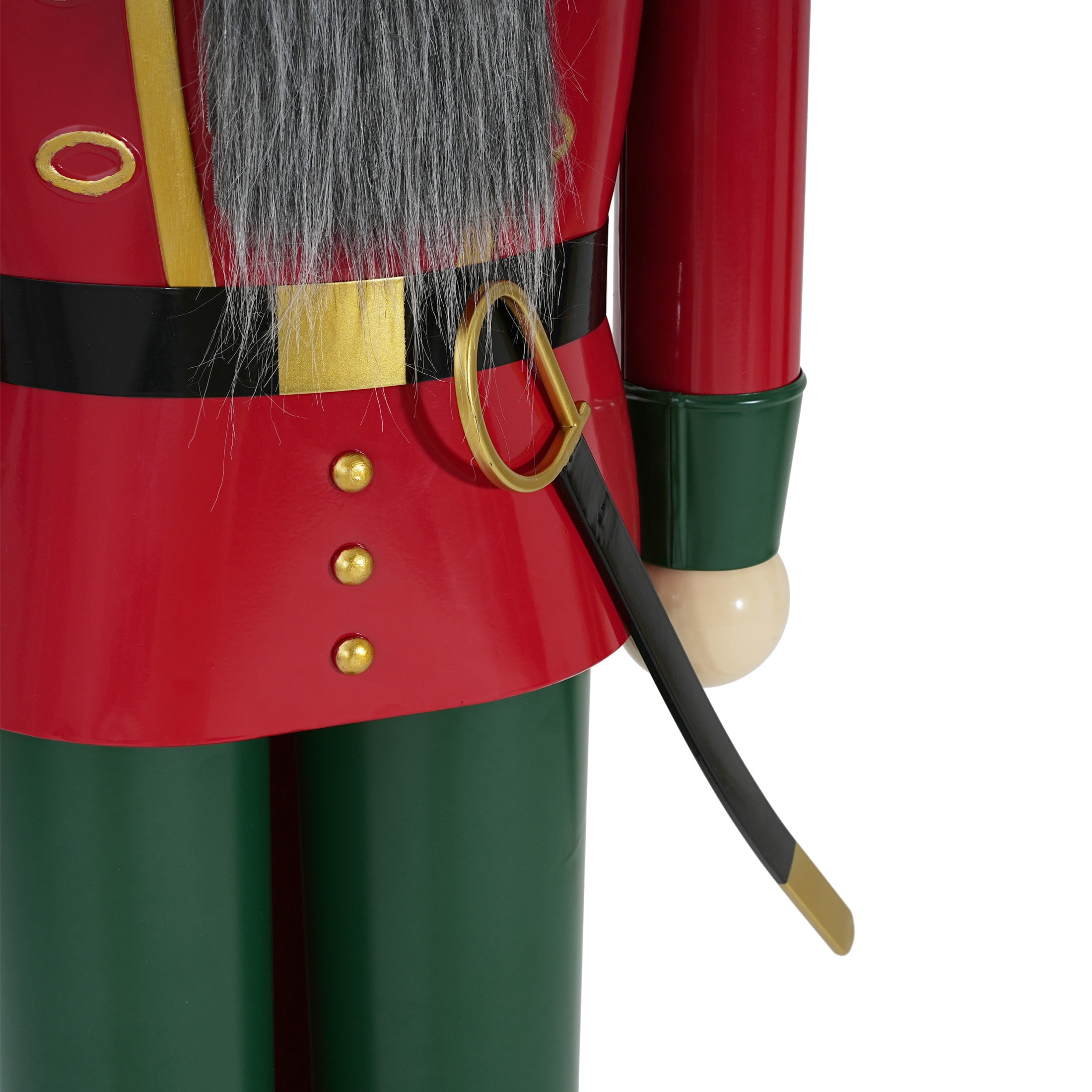 Christopher Knight Home 65.75" Classic Iron Nutcracker Holiday Decoration, Indoor Outdoor Festive Christmas Decor