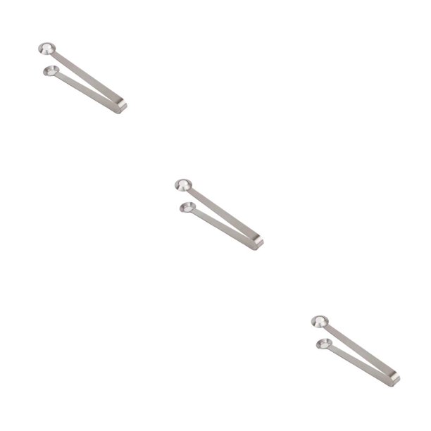 Toystoory Pinzas para alimentos, pinzas de acero inoxidable para ensalada, postre, cocina, Bar para el hogar, Buffet, postre lavable, pinzas para café al Type1 NO1 Toystoory CBP443084