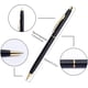 thumbnail image 5 of Bolígrafos negros, bolígrafo de tinta negra al por mayor, punta media de 1,0 mm, escritura suave para hombres, mujeres, uniformes de policía, oficina y negocios, paquete de 10 (negro), 5 of 7