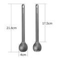 thumbnail image 3 of Stainless Steel Spoon Camping Spoon Outdoor Tableware Long-handled Spoon, 3 of 7
