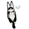 thumbnail image 4 of Mochila de peluche de gato Strade Fareast Limited con bufanda azul, 4 of 8