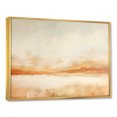 thumbnail image 2 of Designart "Beige Horizon In Minimalist Mountains I" Landscape Mountains Floater Framed Wall Art Living Room, 2 of 5