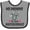 Heather and Black, variant on Inktastic Anesthesiologist Mom Baby Girls Baby Bib