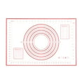 thumbnail image 1 of Generic Non-Stick Silicone Baking Mat with Measurement Marks, 40x30cm Red Dough Rolling Pad for Baking and BBQ, Reusable Kitchen Tool, 1 of 6