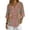 Multicolor-F, variant on Daiosportswear Linen Shirts for Women Loose Fit Notched V Neck 3/4 Sleeve Summer Tops Dressy Button Flower Print Work Blouse,Womens Tops Multicolor-Q XL(XL)