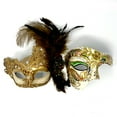 thumbnail image 2 of Couple Masquerade Masks Men Women Venetian Halloween Mardi Gras Cosplay Costume Ball Wedding Graduation Party Mask, 2 of 2