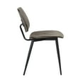 thumbnail image 4 of Miki Mid-Century Black Wood Dining Accent Chairs (Set of 2), 4 of 7