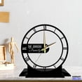 thumbnail image 4 of Handmadetneonsign Family Name Tabletop Metal Clock, Family Name Desktop Clock, Clock Home Decor 93264, 4 of 4