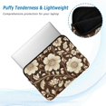thumbnail image 2 of FORMRS 15-15.6 inch Laptop Sleeve Case Soft Carrying Quilted Computer Bag Cover, Brown Floral, 2 of 7