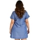 thumbnail image 3 of Vestido corto Tallas Extras PESHLI 78131 Beige C azul 42, 3 of 6