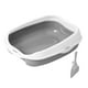 thumbnail image 3 of Caja de arena para gatos Sunnimix Bandeja de arena para gatos Gris L 50x40x17cm, 3 of 8