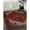 thumbnail image 2 of Ahgly Company Indoor Square Traditional Brown Persian Area Rugs, 6' Square, 2 of 6