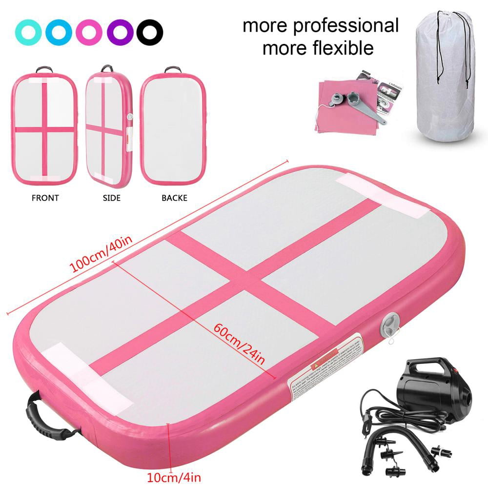 Fbsport Air Track 3.3ft Inflatable Gymnastics Tumbling Air Track Floor