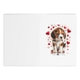 thumbnail image 3 of DistinctInk Greeting Card / Note Card - Valentine's Day Beagle Puppy - PACK of 1, 3 of 7