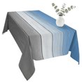 thumbnail image 2 of Blue Gray Table Cloth Waterproof Tablecloths, Vintage Farmhouse Gradient Wooden Grain Art Tablecloth Dining Table Cover for Kitchen Party Tabletop Outdoor, Rectangle Tablecloth 54x108 Inch, 2 of 9
