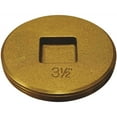 thumbnail image 2 of Oatey 42744 Cleanout Pipe Plug, 3-1/2 in, Raised Head, Brass, 2 of 3