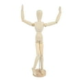 thumbnail image 1 of Maniquí de madera articulado con articulaciones flexibles, elegante y sencillo modelo artístico de 30 cm para decoración del hogar, accesorios fotográficos y juguetes de mesa., 1 of 14