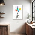 thumbnail image 3 of Elephant Stock The Koala And The Balloons Wall Art - Vertical Canvas Wall Art - Living Room Wall Decor - Animal Canvas - White And Pink Decor By Ashvin Harrison - 24" x 36", 3 of 8
