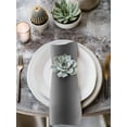 thumbnail image 3 of Cloth Napkins Set of 8 - 20x20 Inches, Dark Grey White Washable Reusable Table Napkins, Farmhouse Ombre Color Modern Simple Soft & Absortbent Dining Napkin for Party Wedding Hotel Restaurant, 3 of 8