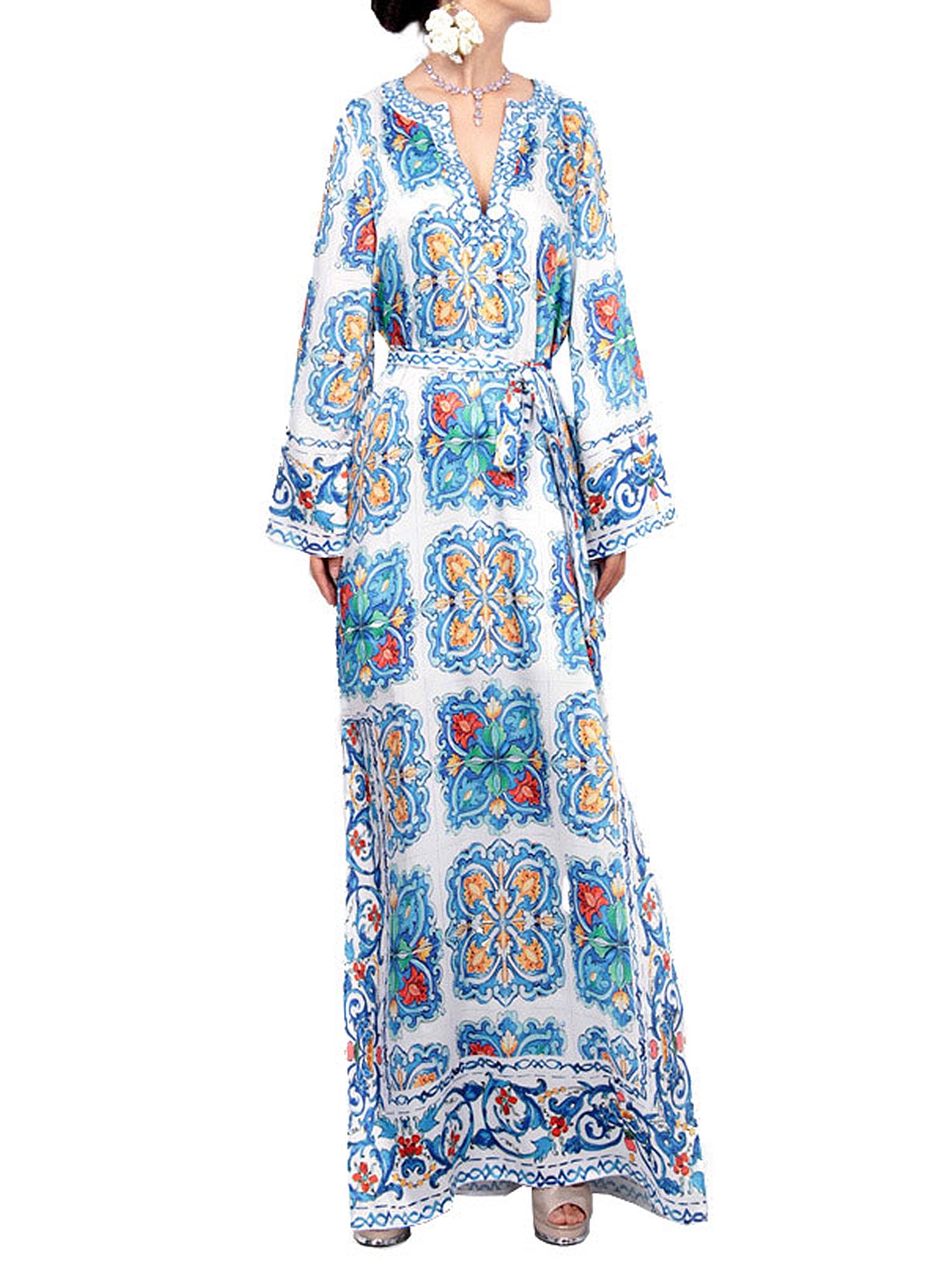 New Office Dress Women\u2019s Midi Dress Kaftan Dress with Pockets African Clothing Shirt Dress Elegant Dress