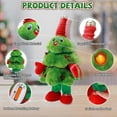 thumbnail image 3 of Singing Dancing Christmas Tree Plush with Lights - Swinging & Talking Interactive Plush Toy for Kids, Christmas Decor and Gift for Boys Girls, 3 of 5