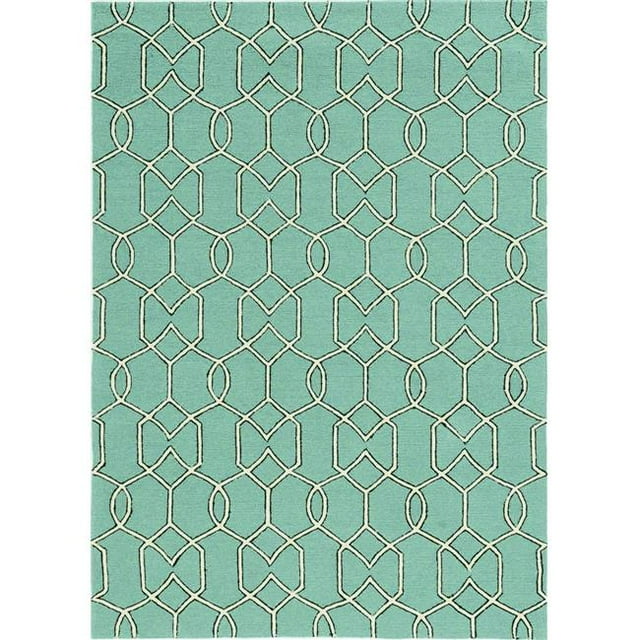 HomeRoots 353852 3 x 5 ft. UV-Treated Polypropylene Spa Area Rug
