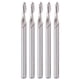 thumbnail image 1 of 5 piezas Fresa de acero de alta velocidad Fresa de extremo espiral de una sola flauta Herramienta de grabado de brocas para enrutador CNC, 1 of 9