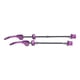 thumbnail image 1 of ZTTO - 2 brochetas de liberación rápida para bicicleta de montaña y carretera, accesorio para brochetas delanteras y traseras, color morado, 1 of 14