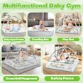 thumbnail image 2 of WonderStone 5-in-1 Baby Gym & Play Mat, Tummy Time Toys with Sensory Toys & 18 Balls for Newborns and Infants 0-12 Months, Dinosaur, 2 of 8