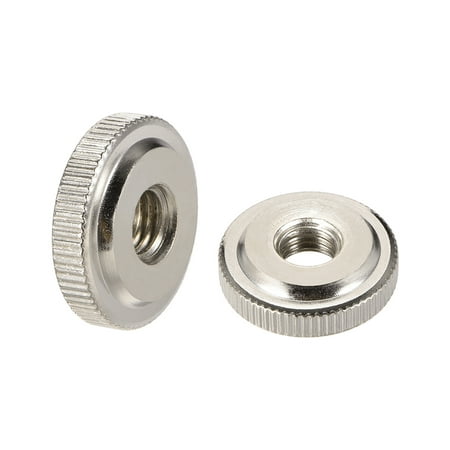 

Unique Bargains Knurled Thumb Nuts M10 Female Threaded Thin Type Nickel Plating 5 Pcs