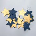 thumbnail image 5 of Guzon 30 Feet Navy Blue Gold Party Decorations Paper Star Garlands Star String for Bachelorette Engagement Wedding Party Supplies Baby Shower Decorations (4pcs), 5 of 5
