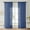 Blue, variant on Solid Color Lightweight Sheer Curtains,Rod Pocket Style Curtains,Light Filtering Window Curtain Drapes Treatment for Living Room,Fit for Front Back Patio Glass Door