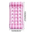 thumbnail image 3 of Pool Float,Water Lounger,Inflatable Floating Mat With Headrest,Portable Air Mattress For Pool Beach And Water Relaxation, 3 of 9