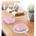 thumbnail image 3 of Airpods Pro Étui de Protection, AIMTYD Étui en Silicone avec Porte-Clés pour Apple Airpods Pro Étui Hommes Femmes [LED avant Visible]-Rouge, 3 of 6