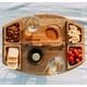 thumbnail image 3 of Mesa de Picnic de 1 pieza, bandeja de vino portátil para colgar copas de vino, bandeja de frutas, mesa de Picnic de madera (solo la mesa) JM, 3 of 4