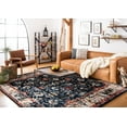 thumbnail image 3 of SAFAVIEH Charleston Tangier Floral Area Rug, Navy/Ivory, 9' x 12', 3 of 10