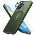 thumbnail image 1 of Funda Meifigno diseñada para iPhone 16 Plus 6.7'' verde, 1 of 5