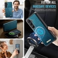 thumbnail image 5 of CaseMe Wallet Case for Samsung Galaxy S26 Plus Compatible with Magsafe, 2-in-1 PU Leather【RFID Blocking】Flip Card Holder Stand Shockproof Magnetic Detachable Cover for Samsung Galaxy S26 Plus 6.7", 5 of 10