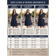 thumbnail image 3 of Cuteduck Womens Plus Size Dress Criss Cross V Neck Short Sleeve Summer Casual Dress 1X-5X, 3 of 9