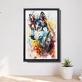 thumbnail image 5 of Siberian Husky Dog Poster Wall Art for Bedroom Living Room Funny Graffiti Dog Picture Cool Dog Decor Wall Art, 5 of 6