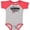 Heather and Red, variant on Inktastic Breast Cancer Awareness My Grandma is a Fighter Boys or Girls Baby Bodysuit