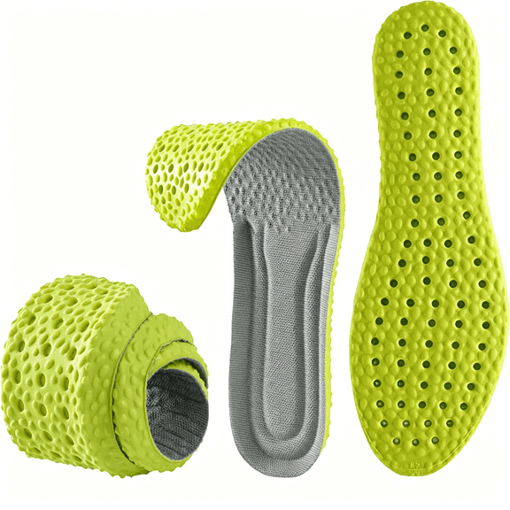 TELOLY Shoe Insoles for Men Women, Memory Foam Insoles, Best Replacement Shoe Inserts, Providing Great Shock Absorption and Cushioning for Feet Relief, Prevent Foot Odor