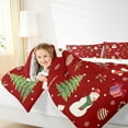 thumbnail image 4 of Homewish Cartoon Snowman Snowflakes Bedding Comforter Set 2pcs for Preppy Child Kids,Happy Xmas Gifts Twin Comforter Sets Microfiber,Merry Christmas Breathable Bedding Set,Super Cozy Room Decor, 4 of 8