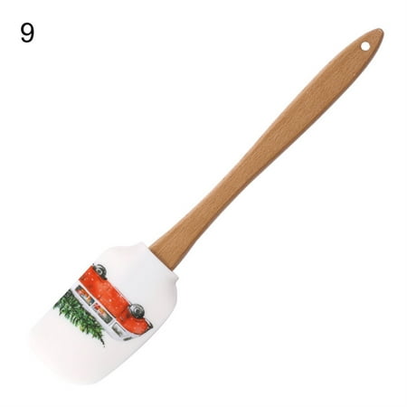 

Kaola Butter Spatula High Temperature Resistance Christmas Themed Silicone Bread Bakery Butter Scraper Kitchen Tool