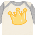 thumbnail image 4 of Inktastic Gold Crown Boys or Girls Long Sleeve Baby Bodysuit, 4 of 5